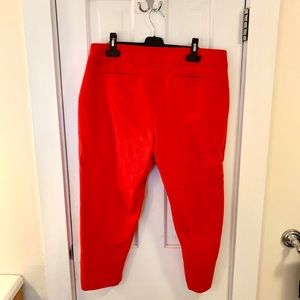 Red Capri Dress Pants